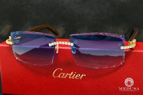 diamond cut cartier glasses